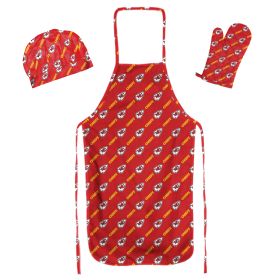 Chiefs 3PC Set - Apron; Mitt; Hat