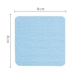 Diatomite Coaster Cup Bathroom Soap Box Hydrophilic Pad (Option: Blue 8x8cm)