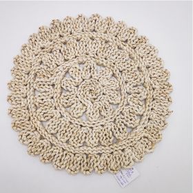 Hand-woven Floral Cushion Dining Table Insulation (Option: A Style-33cm)